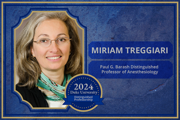 Dr. Miriam Treggiari, Distinguished Professor