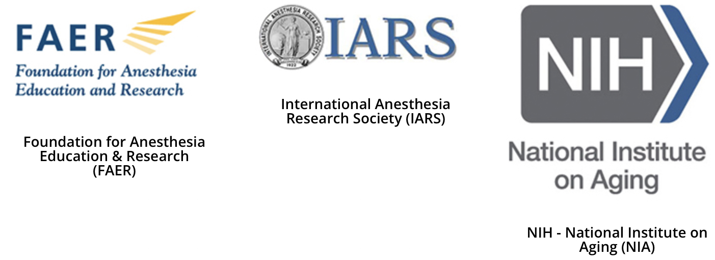 Foundation for Anesthesia Education & Research (FAER), International Anesthesia Research Society (IARS), NIH - National Institute on Aging (NIA)