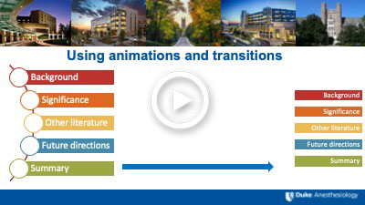 Using Animations and Transitions Video
