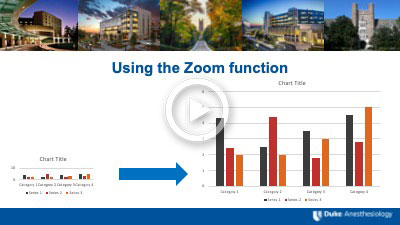 Using the Zoom Function Video