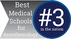 Best Medical Schools for Anesthesiology #3 in the nation.