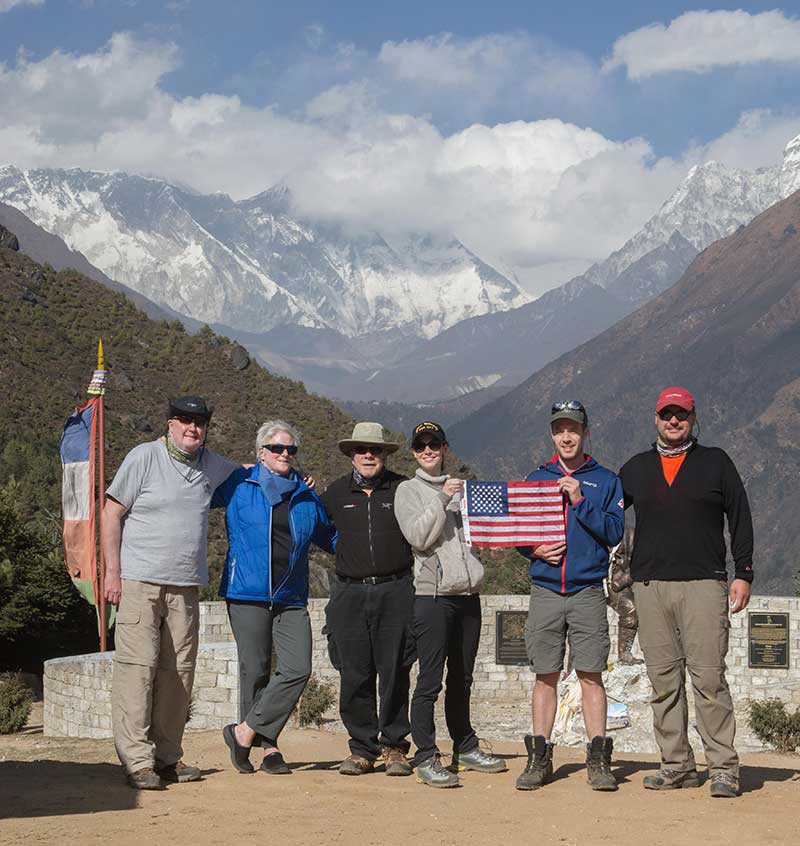 Duke-Durham Team at Namche Base Camp