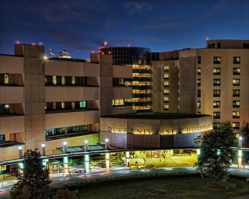 Duke University Medical Center at Night