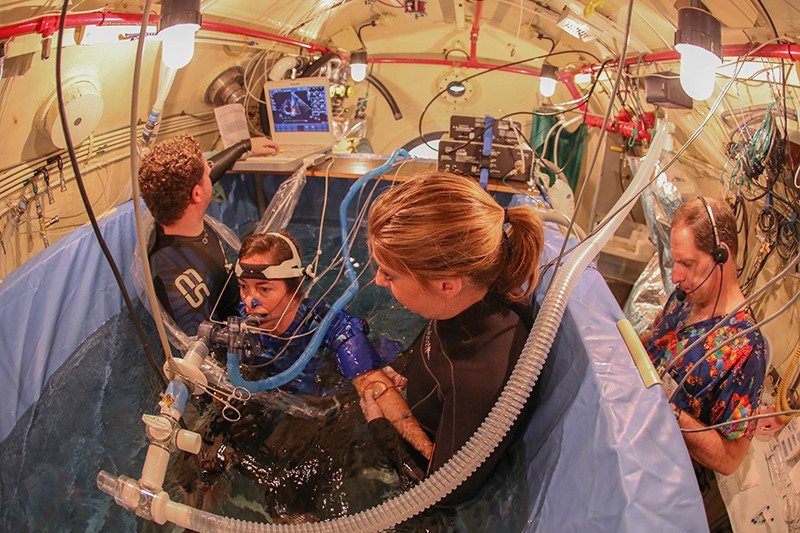 Immersion Pulmonary Edema study in the Hyperbaric chamber