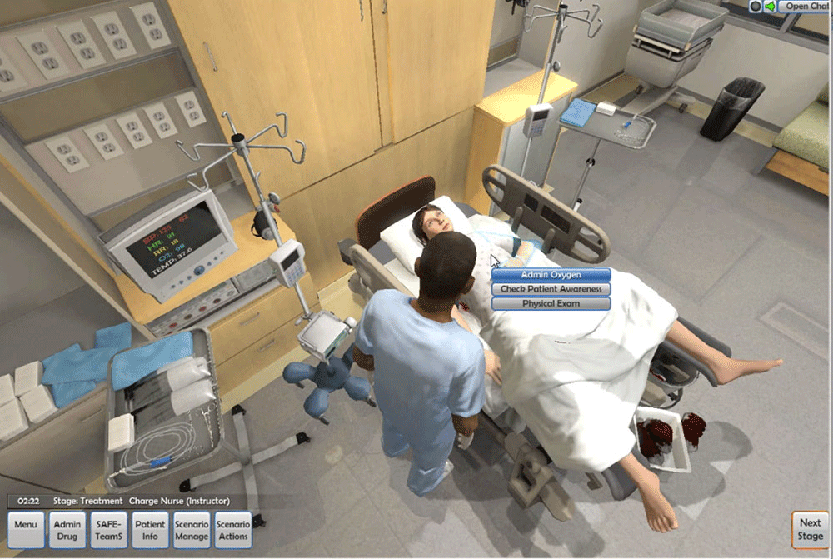 Post Partum Hemorrhage (PPH) a 3D, multi-player, instructor-facilitated virtual simulation