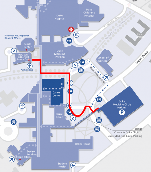 Map Of Duke University Hospital - Dusty Shirlene