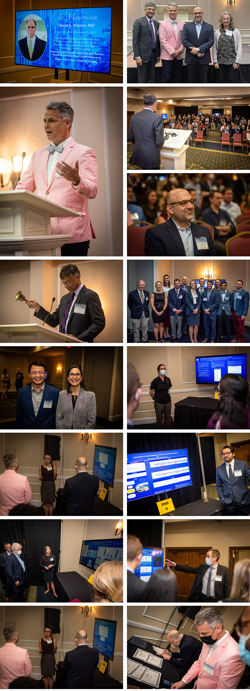 30th Anniversary Duke Anesthesiology Academic Evening photo collage