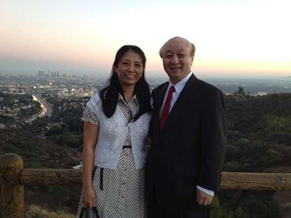 Dr. Zhiquan Zhang with wife Dr. Qing Ma