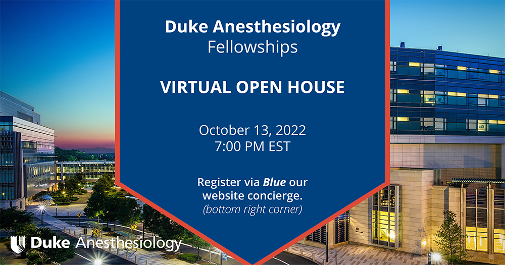 Fellowship Virtual Open House - October 13, 2022