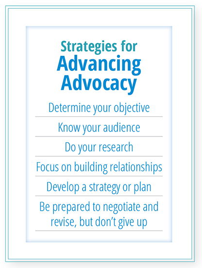 Strategies for Advancing Advocacy