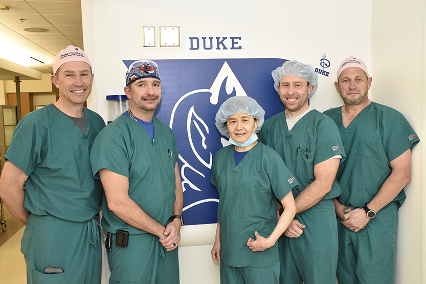 Left to Right: Drs. Edmund Jooste, Jon Andrews, Hercilia Homi, Matthew McDaniel, Warwick Ames