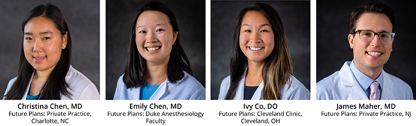 Left to Right: Christina Chen, MD; Emily Chen, MD; Ivy Co, DO; James Maher, MD