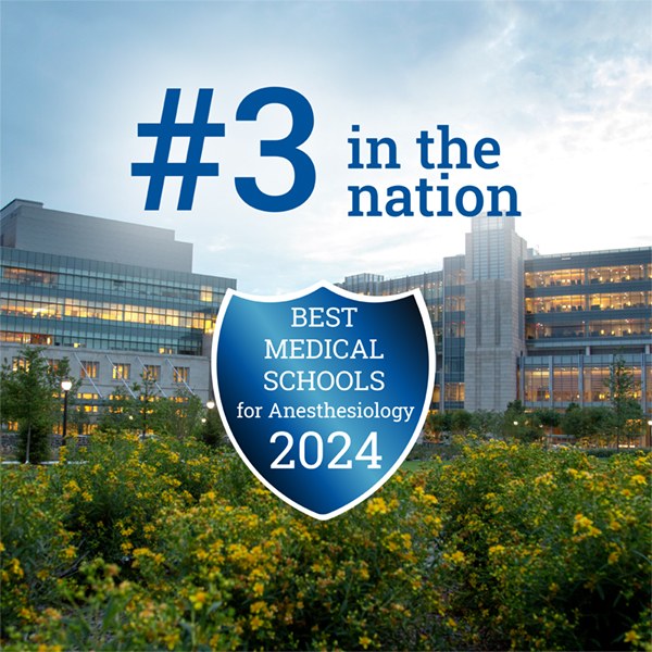 #3 in the Nation - Duke Anesthesiology Best Medical Schools for Anesthesiology
