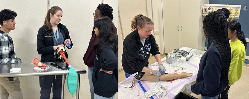 Local high school students at the second annual Anesthesiology Day