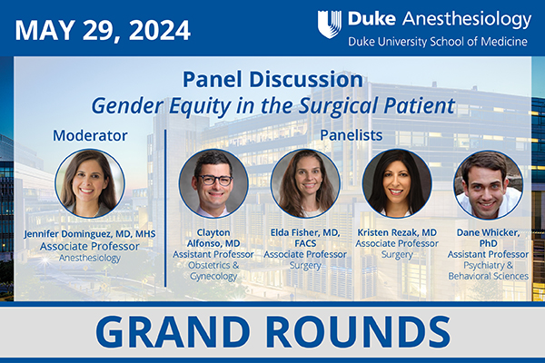Grand Rounds - May 29, 2024 - Panel Discussion