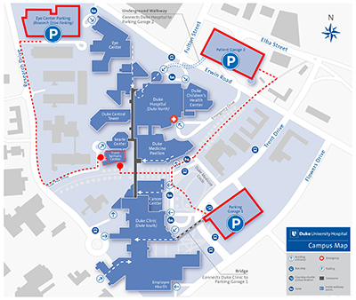 Duke Campus Map