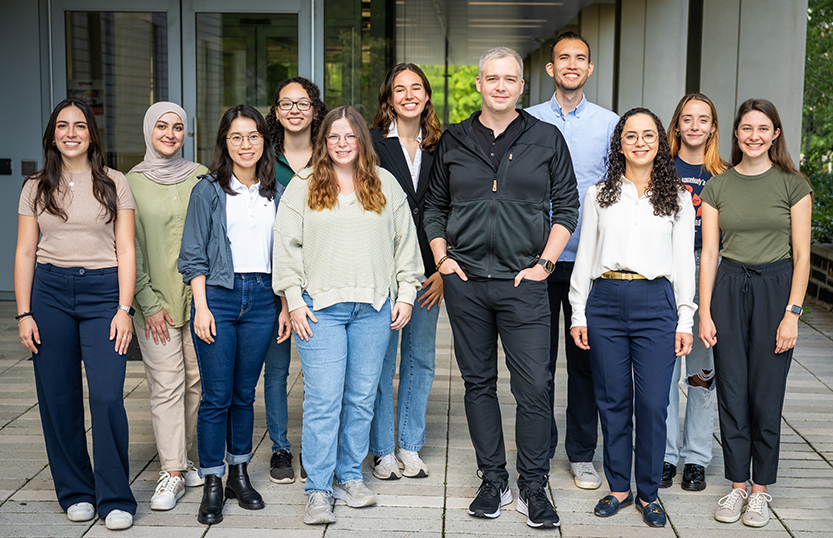 Left to Right: Natalia Bojorquez, Batoul Darwish, Jiahui Su, Alexus Roberts, Anna Malloy, Kalina Larsen, Christopher Donnelly, Benjamin Goolsby, Miriam Fonseca, Elizabeth Florida, and Gennie Bassett.