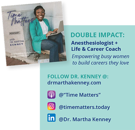 Follow Dr. Kenney on social media and visit her website at drmarthakenney.com