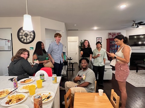 CIPHER lab members at summer lab celebration.