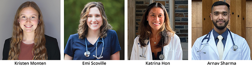 Left to Right: Kristen Monten, Emi Scoville, Katrina Hon, Arnav Sharma