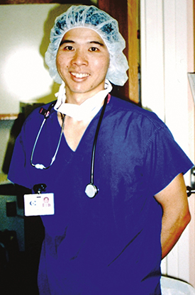 A young Dr. TJ Gan.