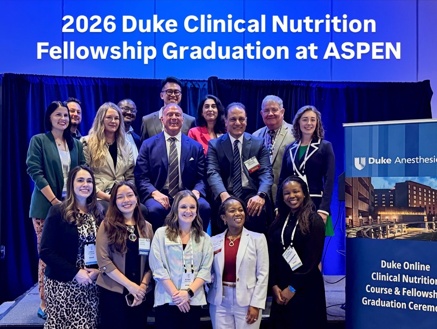 2026 Duke Clinical Nutrition Fellowship Graduation at ASPEN