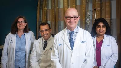 Drs. Raquel Bartz, Ashraf Habib, Gavin Martin, Padma Gulur