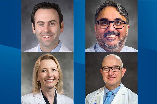 Drs. Brad Taicher, DO, Dhanesh Gupta, MD, Jeanna Blitz, MD, Gavin Martin, MB ChB