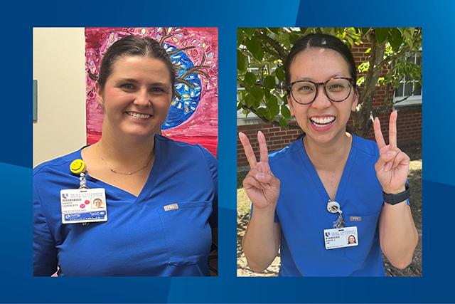 Nancy (Meg) Hardesty and Janice Lim