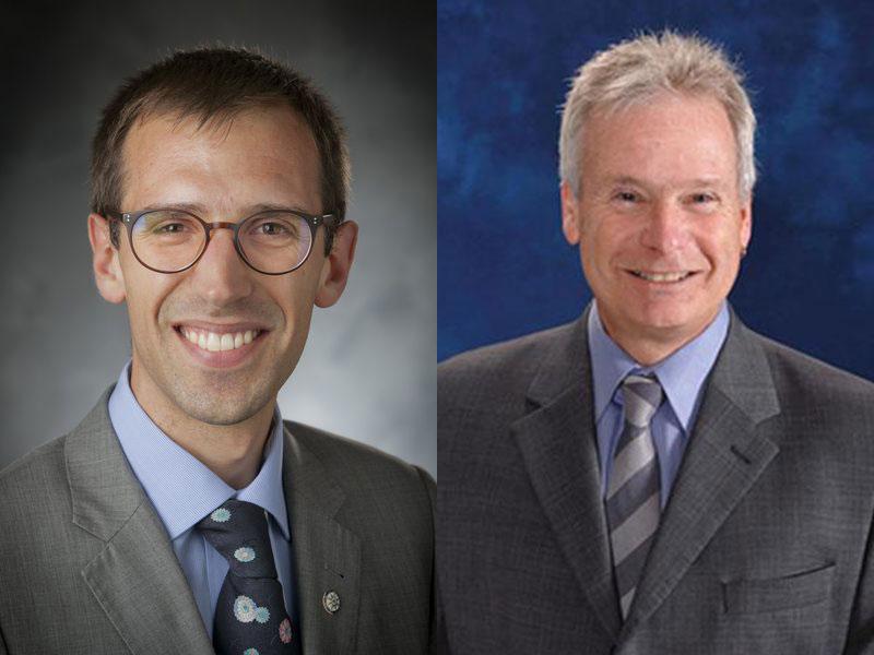 Dr. Niccolò Terrando and University of Rochester’s Dr. Harris Gelbard