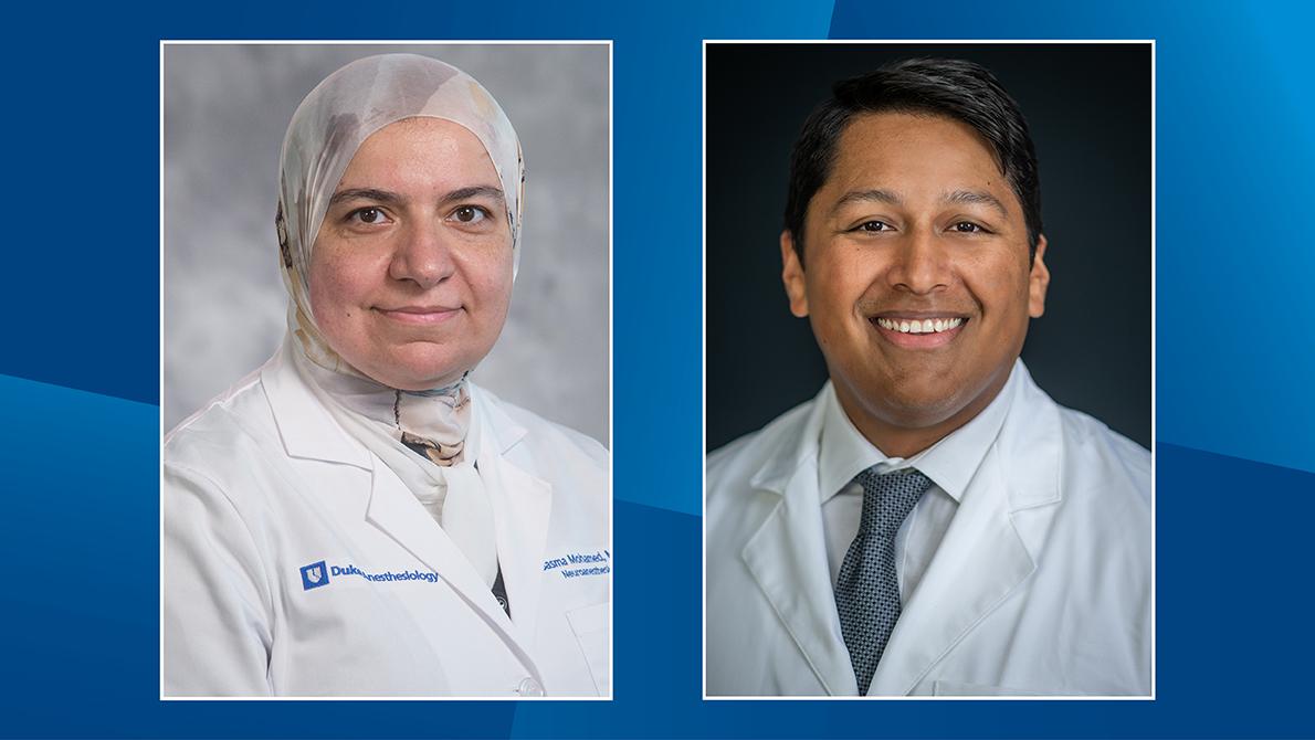 Drs. Basma Mohamed and Jose Trejo