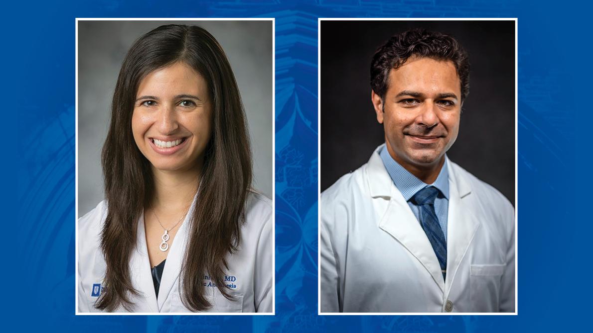 Drs. Lisa Einhorn and Farooq Anwar