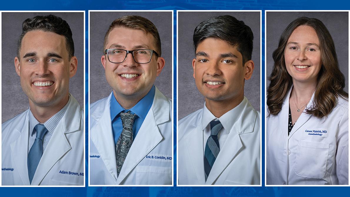 Drs. Adam Brown, Eric Conklin, Jake Thomas, and Carson Nizialek