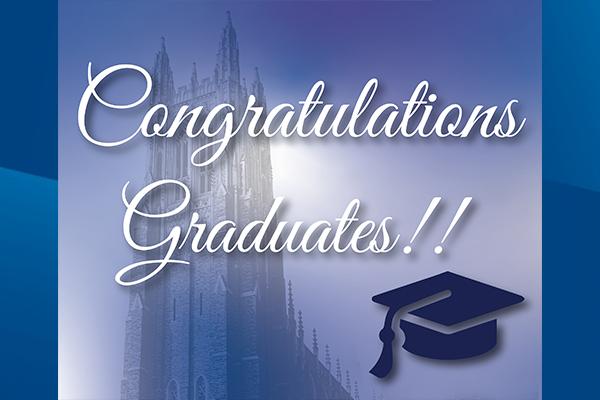 Congratulations Graduates graphic