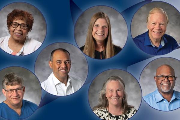 Dr. Richard Moon pictured with other "Duke Stars"
