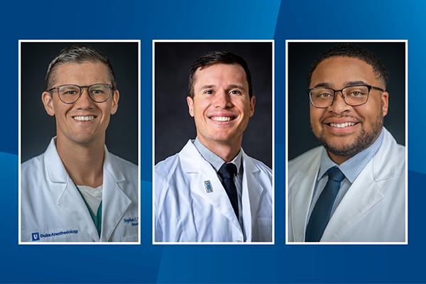 Stephen Davies, MD, Derek Woodruff, MD, and Romel Holmes, MD