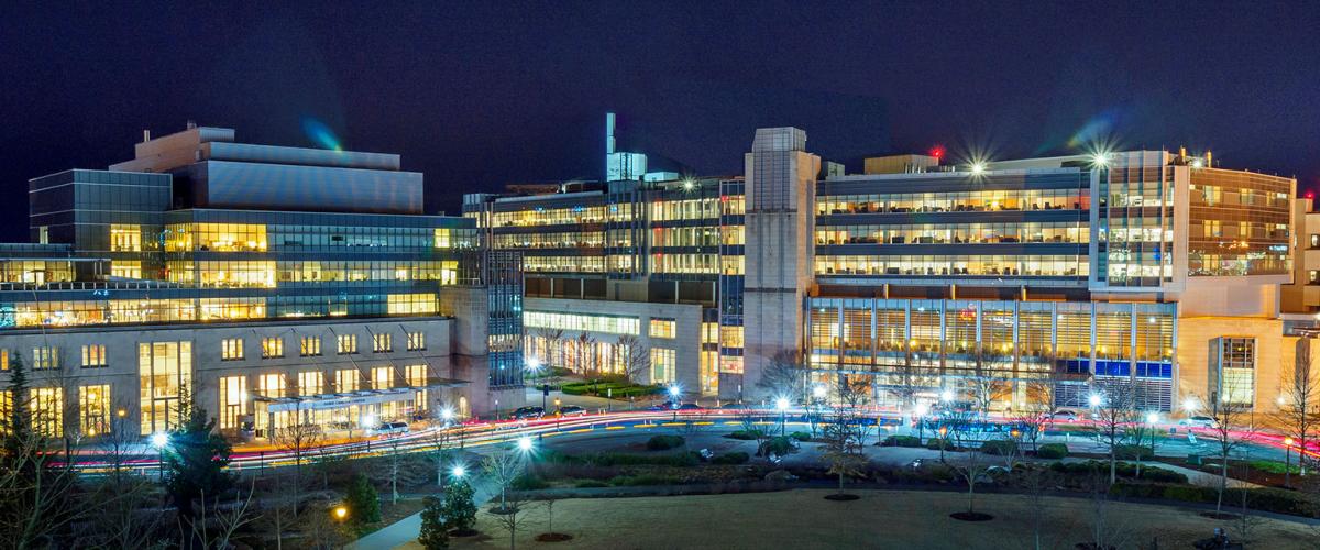 Duke Medicine Pavilion at Night