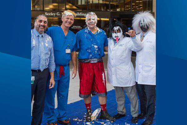 Drs. Dhanesh Gupta, Stuart Grant, Eddie Sanders, Sol Aronson, and Stuart Grant