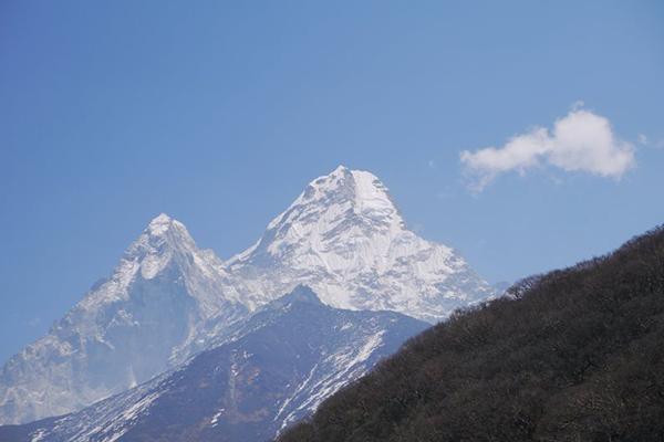 View of Mount Everest from Namche