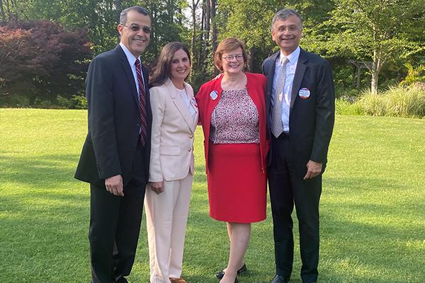 Drs. Ashraf Habib, Jennifer Dominguez, Catherine Kuhn, and Joseph Mathew, selected as recipients of a School of Medicine Faculty Award