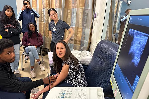 High School students at the 2024 Anesthesiology Day