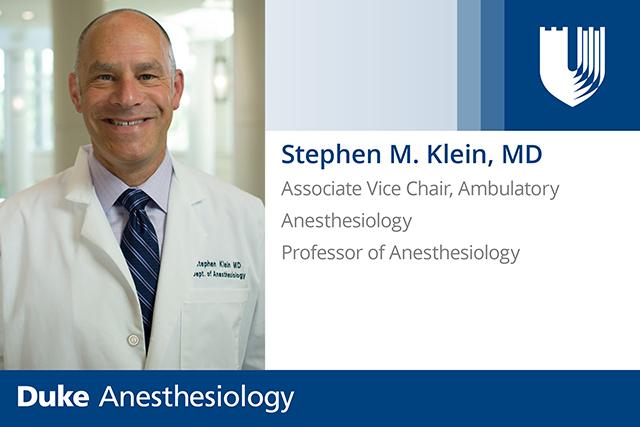 Stephen M. Klein, MD