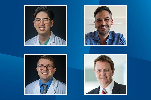 Andrew Whang, MD, Chad Greene, CRNA, Eric Conklin, MD, and Tim Miller, MB, ChB