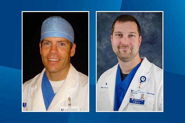 Phil Butler, CRNA & Seth Hansen, CRNA
