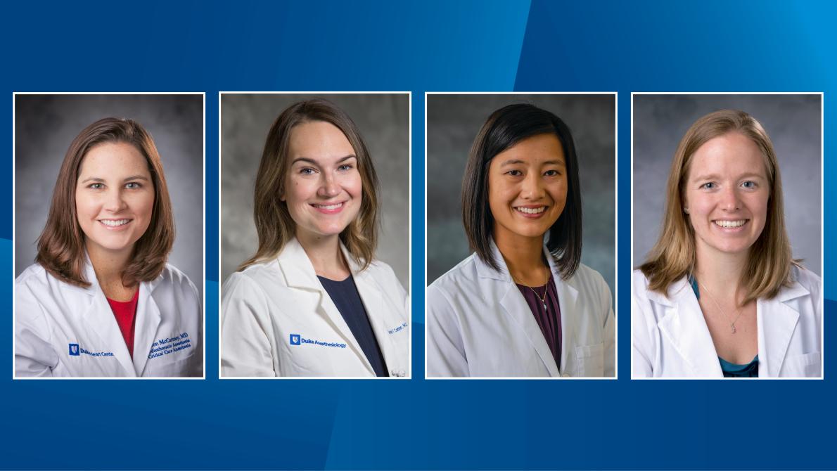 Drs. Sharon McCartney, Sarah Cotter, Kattie Sun, and Brandi Bottiger