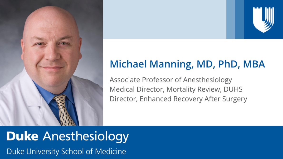 Michael Manning, MD, PhD, MBA