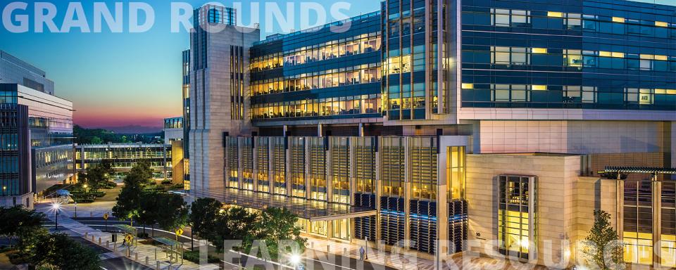Duke Anesthesiology Grand Rounds banner (DMP Building)