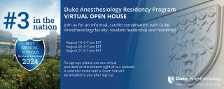 Duke Anesthesiology Residency Program