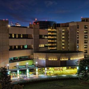 Duke University Medical Center at Night