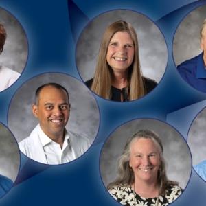 Dr. Richard Moon pictured with other "Duke Stars"